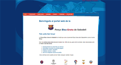 Desktop Screenshot of penyablaugranasbd.com